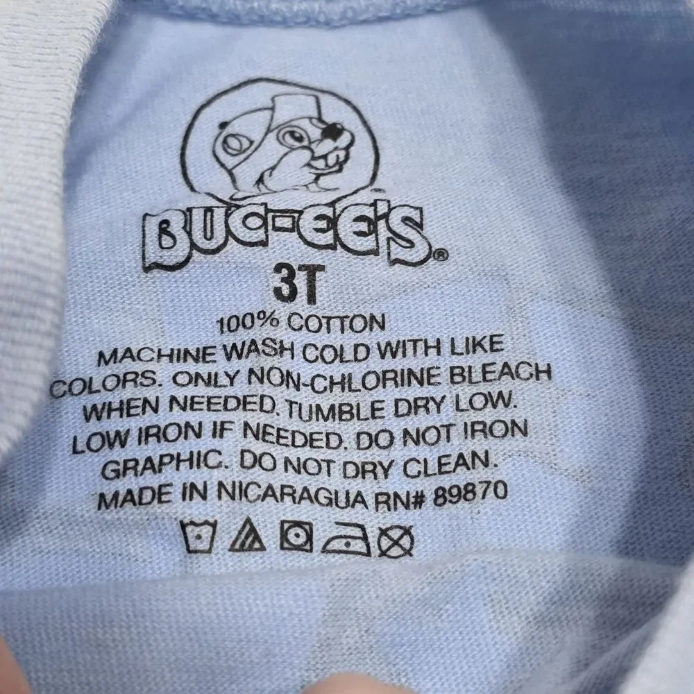 Buc-ee's 4th of July Blue T-Shirt Kids Toddler Size 3t